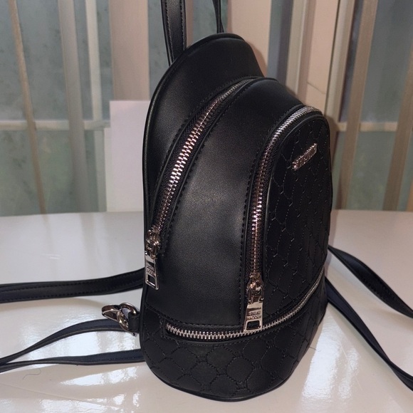 Steve Madden Black Quilted Backpack Trio - Picture 9 of 12